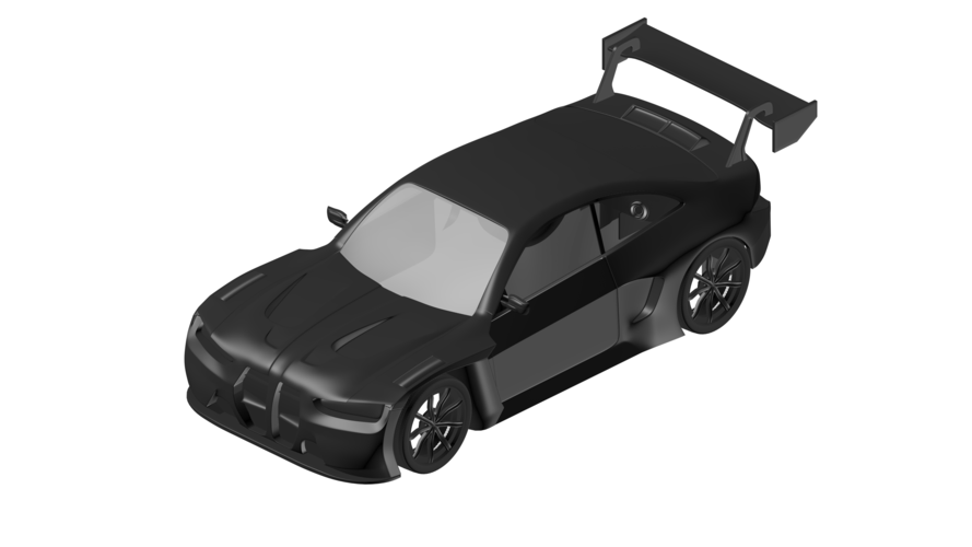 BMW M4 GT3 3D Print 490840