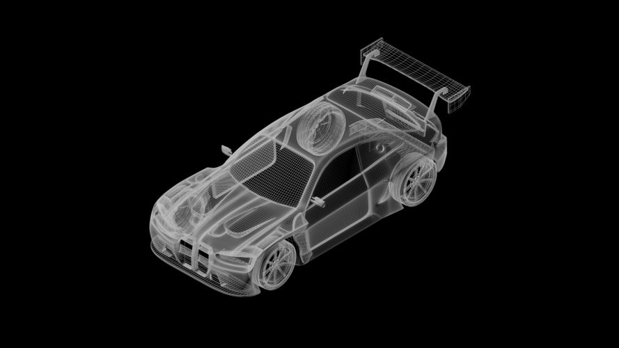 BMW M4 GT3 3D Print 490848