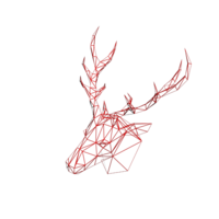 DEER HEAD 3D PRINT MODEL - Thumbnail 4