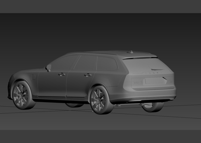 Volvo V90 Estate_2022 3D PRINT MODEL 3D Print 490883