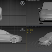 Tesla Model Y 2021 3D PRINT MODEL - Thumbnail 2