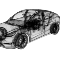 Tesla Model Y 2021 3D PRINT MODEL - Thumbnail 5