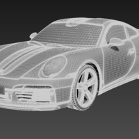 Porsche 911 2023 3D PRINT MODEL - Thumbnail 2