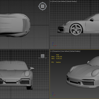 Porsche 911 2023 3D PRINT MODEL - Thumbnail 3