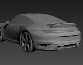Pin Porsche 911 2023 3D PRINT MODEL 3D Printing 490894