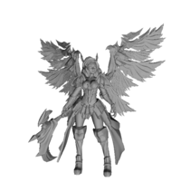 DARK ANGEL STATUE 3D PRINT MODEL - Thumbnail 1