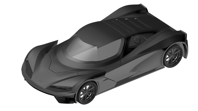 KTM X-Bow GT2 3D PRINT MODEL