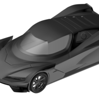 Small KTM X-Bow GT2 3D PRINT MODEL 3D Printing 490910