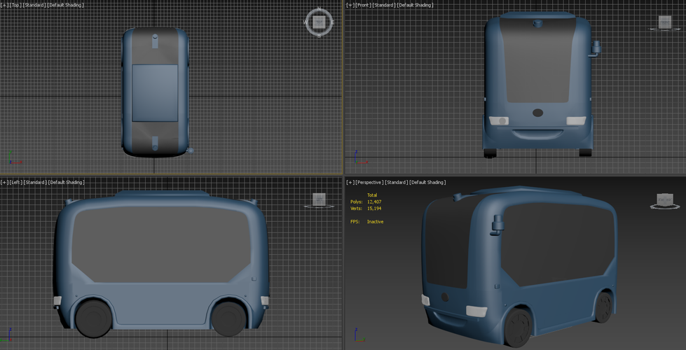 Autonomous Bus 3D print Model 3D Print 490918