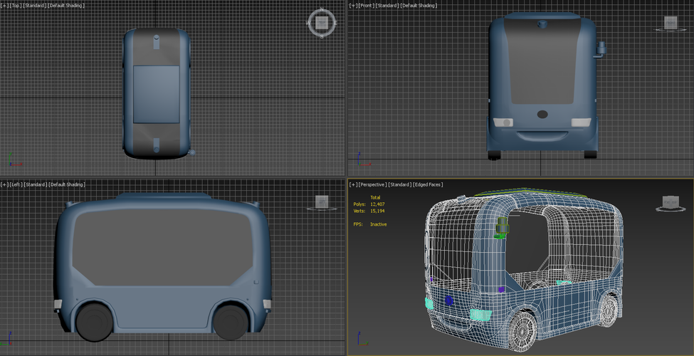 Autonomous Bus 3D print Model 3D Print 490919