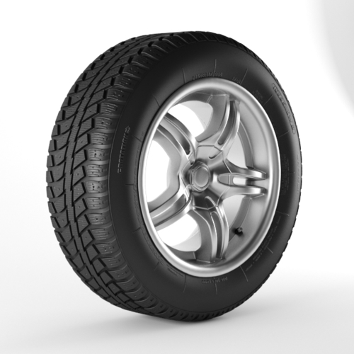 CAR WHEEL 3D MODEL 3D Print 490936