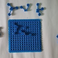 Small Alex Stick chess 3D Printing 49094