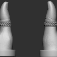 FINGER 3D PRINT MODEL STL  - Thumbnail 1