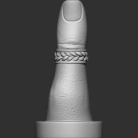 FINGER 3D PRINT MODEL STL  - Thumbnail 2