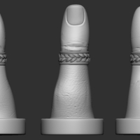 FINGER 3D PRINT MODEL STL  - Thumbnail 3
