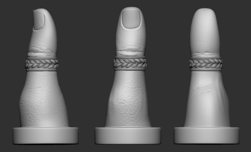 FINGER 3D PRINT MODEL STL 