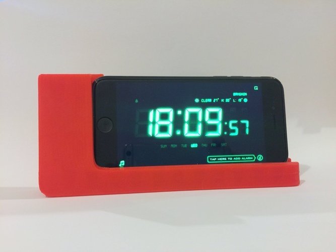 iPhone 6 clock stand charging dock 3D Print 49118