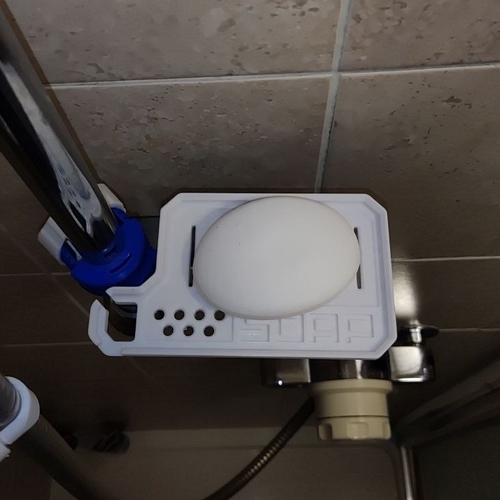 Shower Soap Dish (Adjustable) 3D Print 491267