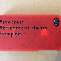 Small Pinecrest Retirement Home Escapee iPhone 4 4S case 3D Printing 49128