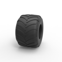 Diecast Monster Jam tire 17 Scale 1:25 - Thumbnail 3