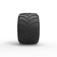 Diecast Monster Jam tire 17 Scale 1:25 - Thumbnail 4