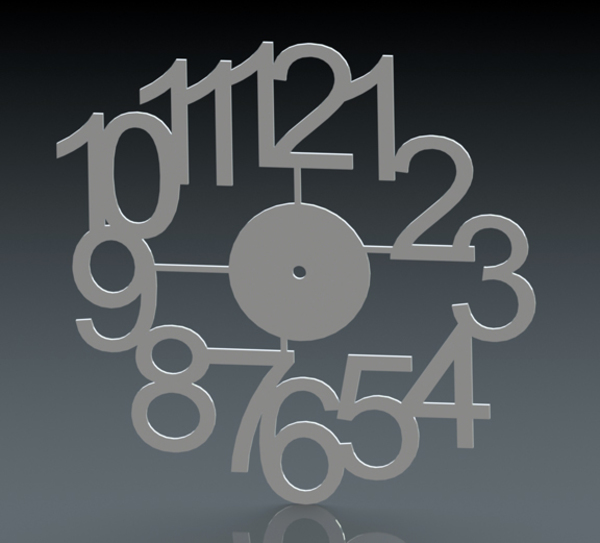 Number Clock Frame