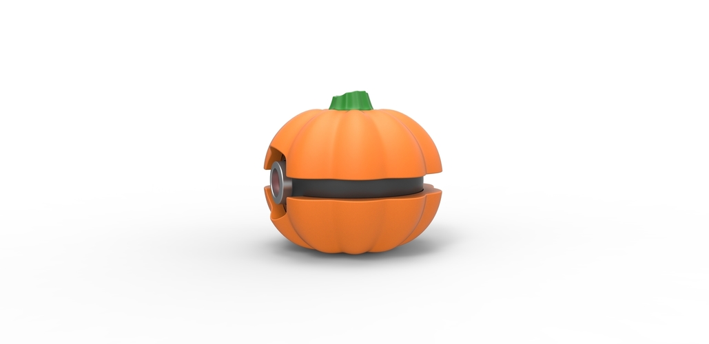 3D Printed Pumpkin orb by CosplayItemsRock