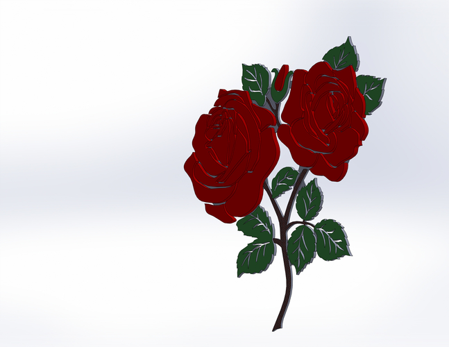 roses 3D Print 491502