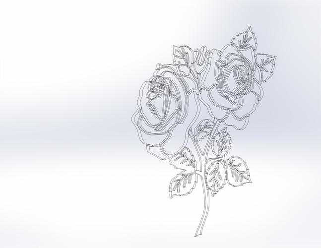 roses 3D Print 491503