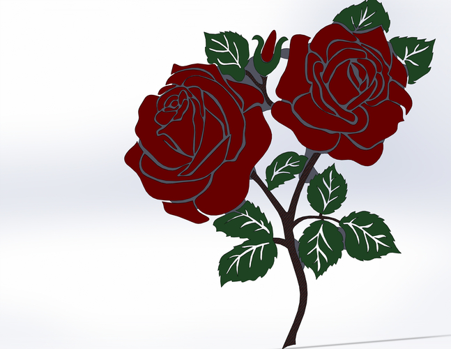 roses 3D Print 491504