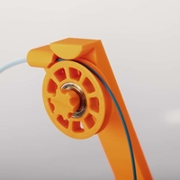 Filament Guide with Pulley for Direct Drive 3D Printers - Thumbnail 7