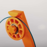 Filament Guide with Pulley for Direct Drive 3D Printers - Thumbnail 8