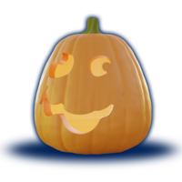 Small Jack-O-Lantern - Goofy / Tapered (Solid and Hollow Versions) 3D Printing 491598