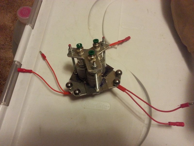 Auto-Clearance Adjustable Tripple Hotend Effector