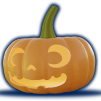 Small Jack-O-Lantern - Wide Smile (Solid and Hollow Versions) 3D Printing 491600