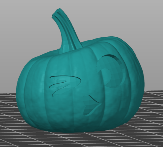 Jack-O-Lantern - Attitude (Solid and Hollow Versions) 3D Print 491712