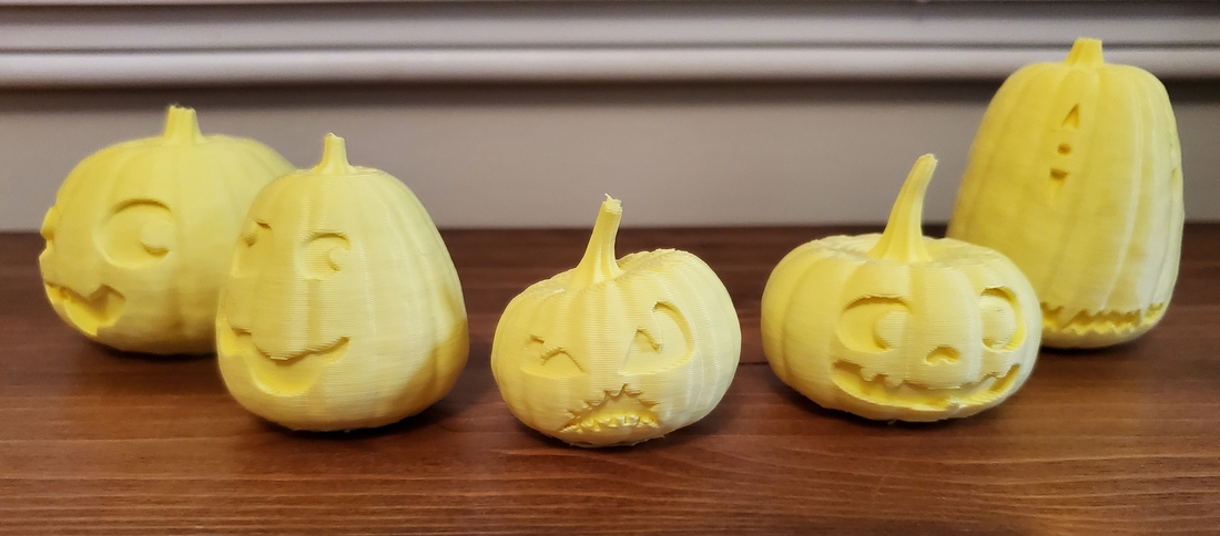 Jack-O-Lantern - Little Grump (Solid and Hollow Versions) 3D Print 491836