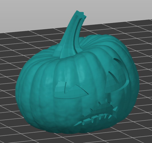 Jack-O-Lantern - Little Grump (Solid and Hollow Versions) 3D Print 491837