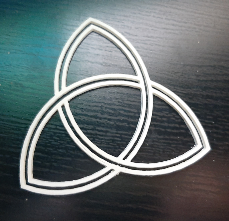 triquetra celtic knot art 