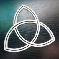 Small triquetra celtic knot art  3D Printing 491895