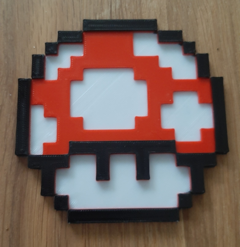 Super Mario Mushroom  3D Print 491901