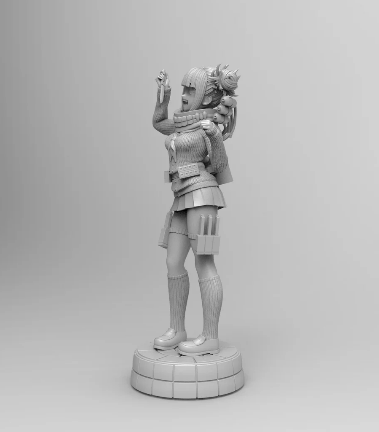 STL file ANIME CHARACTER GIRL SCULPTURE 3D PRINT MODEL 5・3D printable model  to download・Cults