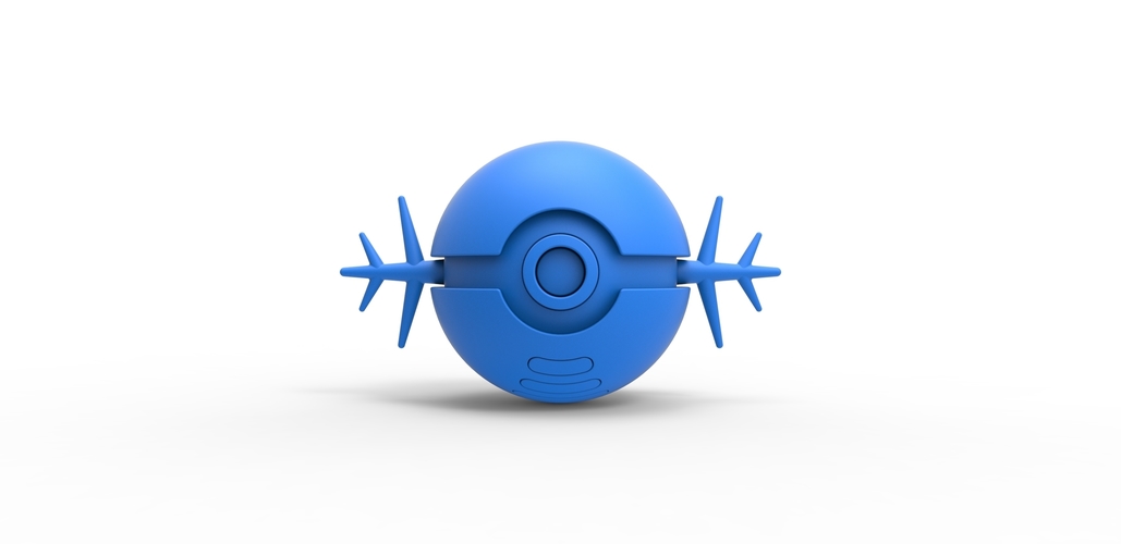 3D file Poke ball and rotom pokedex from sword and shield