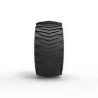 Pulling tractor rear tire 3 Scale 1:25 - Thumbnail 4