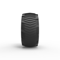 Pulling tractor rear tire 4 Scale 1:25 - Thumbnail 3