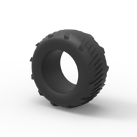 Pulling tractor rear tire 4 Scale 1:25 - Thumbnail 6