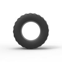 Pulling tractor rear tire 5 Scale 1:25 - Thumbnail 5