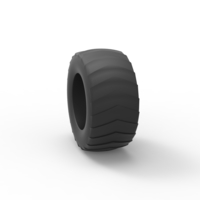 Pulling tractor rear tire 5 Scale 1:25 - Thumbnail 8