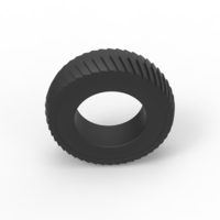 Pulling tractor rear tire 6 Scale 1:25 - Thumbnail 6