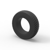 Pulling tractor rear tire 6 Scale 1:25 - Thumbnail 7